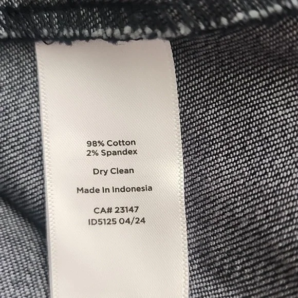 Talbots Refined A-line Dark Blue Denim Dress Size 22W - Picture 4 of 4